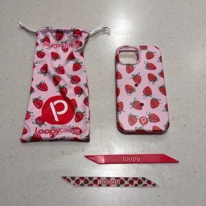 Loopy Case Limited Edition Strawerry case Iphone 15 righty